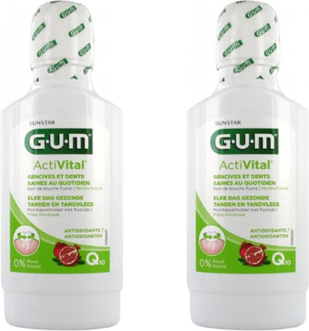 GUM Mondspoelmiddel ActiVital Multi Pack - 2 x 300 ml
