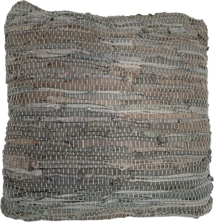 Sierkussen - Recycled Geweven Lichtgrijs - Grijs - 45 Cm X 45 Cm