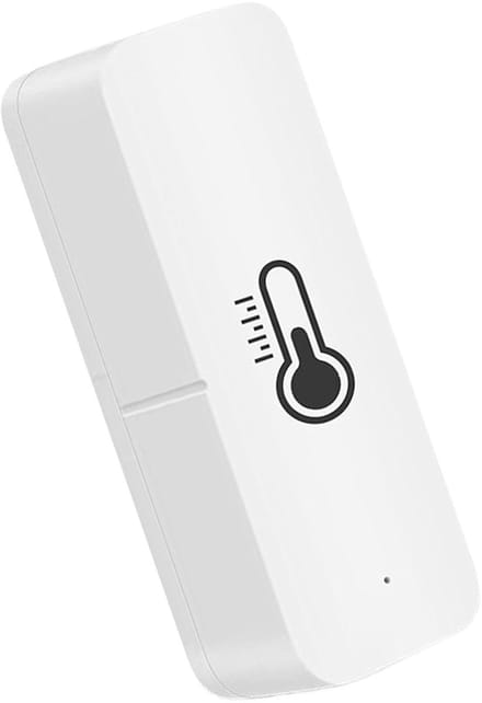 Temperatuur Vochtigheidssensor - Digitale Hygrometer - Binnenklimaat Bewaken - Hoge Precisie Meting - 5.5 cm - Wit
