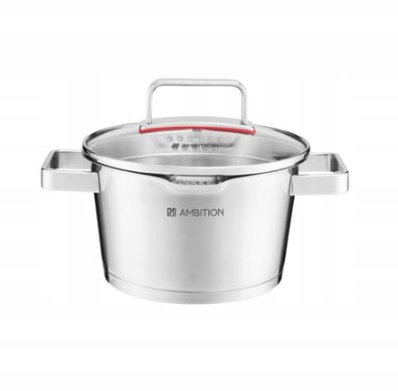 Ambition RVS Pan met Zeefdeksel Selectie 18 cm 2,2L