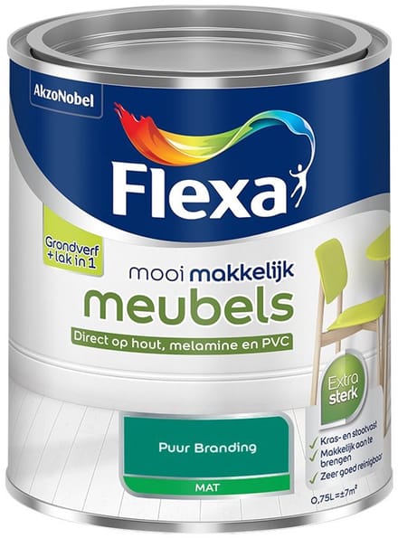 Flexa - Mooi Makkelijk Meubels Mat - Puur Branding - Mengverf - 750 Ml