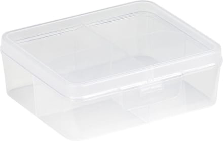 Sunware Q-Line Assortimentsdoos transparant - 4 vakjes