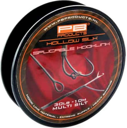 PB Products - Hollow Silk - Splicable Onderlijn Materiaal - 20 meter - Multi Silt