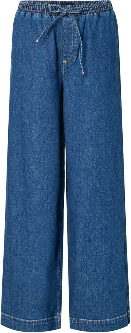 Pieces Wide fit jeans PCSILKE MW PULL UP