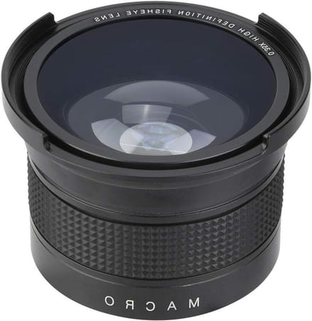 Professionele 0.35X Universele Groothoek Vislens voor SLR en Digitale Camera's van Panasonic en Pentax