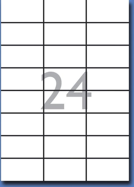 Decadry Etiketten / Labels 70 x 35mm - 100 vel