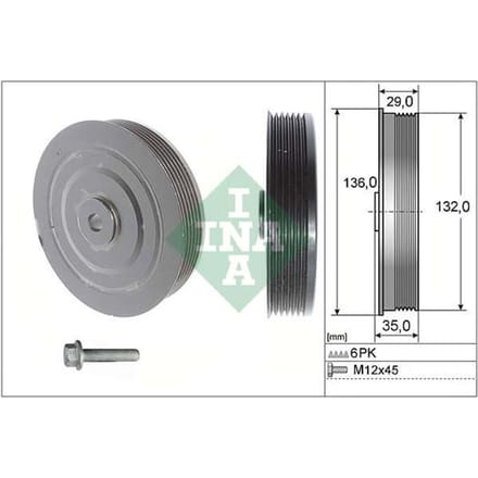 Schaeffler Ina Riemschijvenset, krukas INA 544 0009 20