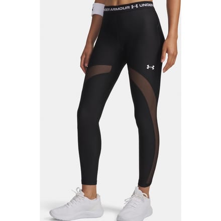 Under Armour HeatGear Mesh Tight Dames-zwart, wit