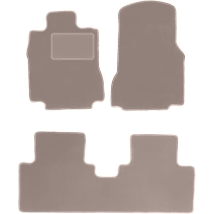 Beige velours matten voor: Mercedes A W168 hatchback (1997-2005)