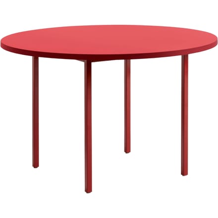 HAY Two Colour Tafel rond - rood - red - Ø 120 cm