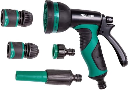 Spuitpistool Set - Tuinsproeier - Tuin Bewateren - 8 Sproei standen - 3/4 Inch - Grijs