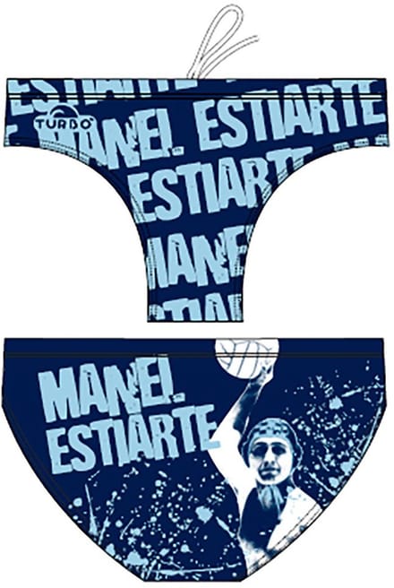 Turbo Manel Estiarte Zwemslip Blauw M Man