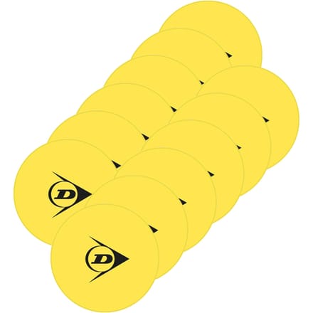 Dunlop Target Doelmarkering Verpakking 12 Stuks-Geel