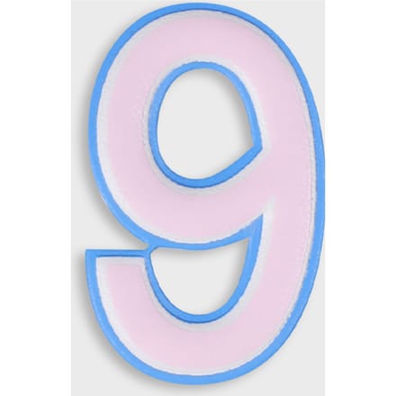 Number 9 Number Sticker