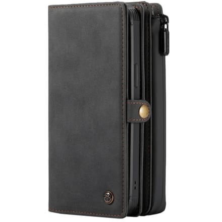 Caseme iPhone 12 Pro Max 2 in 1 Luxury Wallet  Zwart