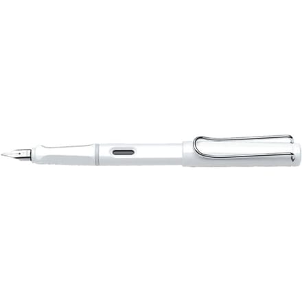 Lamy vulpen, model safari wit, met medium penpunt