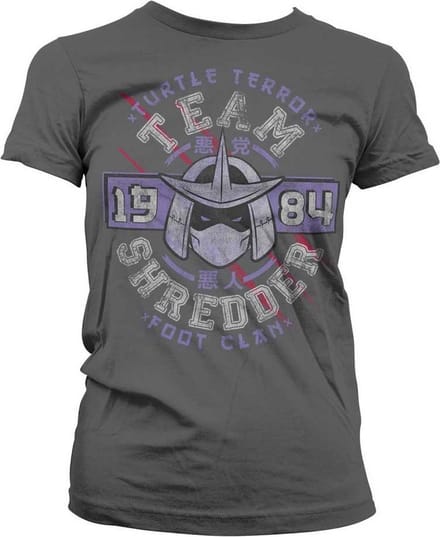 Teenage Mutant Ninja Turtles Dames Tshirt -M- Team Shredder Grijs
