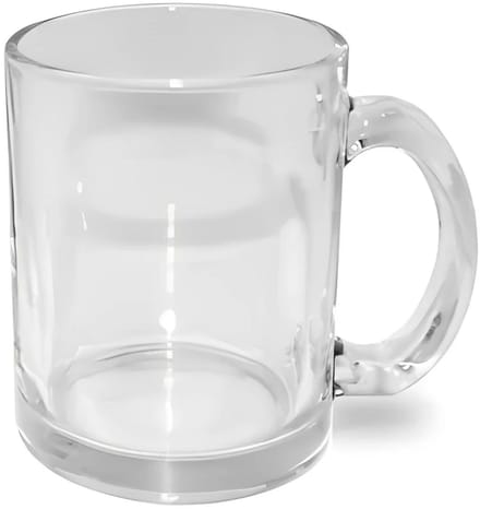 Nevolis® 330ml (11oz) Glazen Mok – Ideaal voor Personalisatie