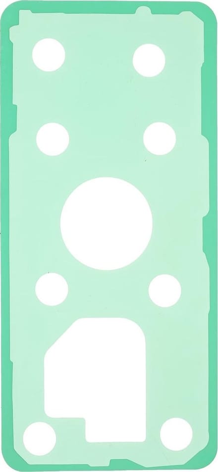 Plaksticker Geschikt voor Samsung Galaxy S9 – Achterkant – Transparant