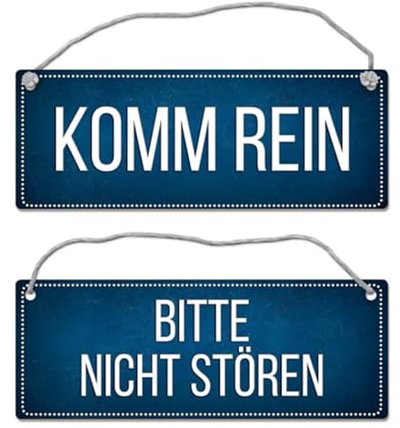 Opvouwbaar Do Not Disturb Bord met Koord - Verouderbaar en Decoratief