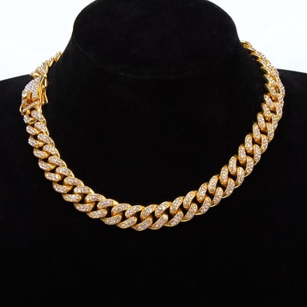 ICYBOY Miami Heren Gouden Ketting - verguld - 60 cm - Cuban Link