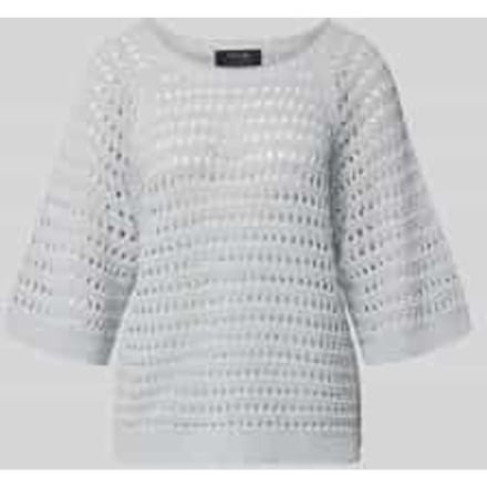 Gebreide pullover met 1/2-mouwen