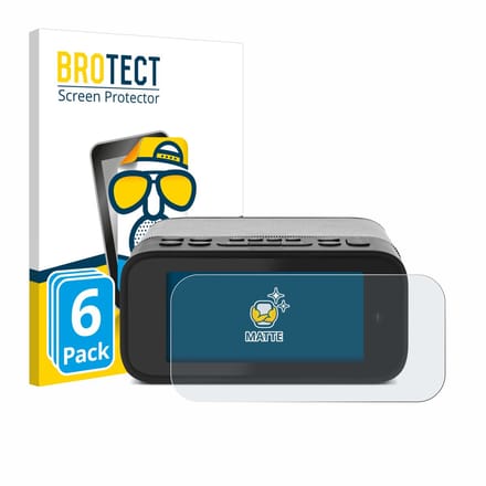 BROTECT - Screenprotector voor TechniSat Digitradio 52 BT - Folie Beschermfolie matte 6 Stuks