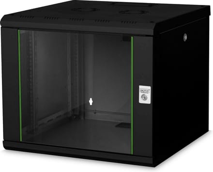 DIGITUS DN-19 09U-6/6-SW - 9U - Wall Mounting Rack Cabinet