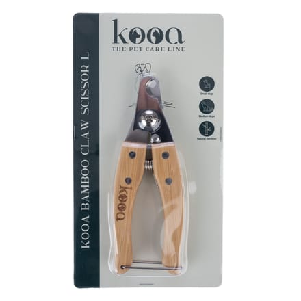 kooa bamboe klauwschaar L 15.4x5.4x1.4cm hond & kat