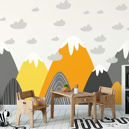 Kinderstickers van Scandinavische bergen, Anouska, 110 x 165 cm