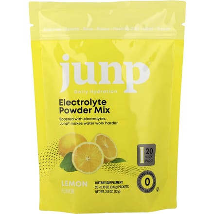 JUNP Hydratatie, Elektrolyten Poedermix, Citroen, 20 Stickverpakkingen, 3,6g (0,13 oz) Elk