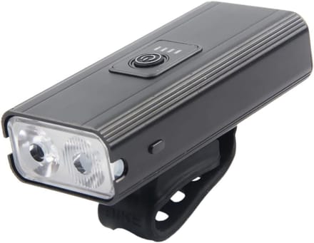 LED-fietskoplamp, USB-oplaadbaar, multi-modus veiligheidskoplamp