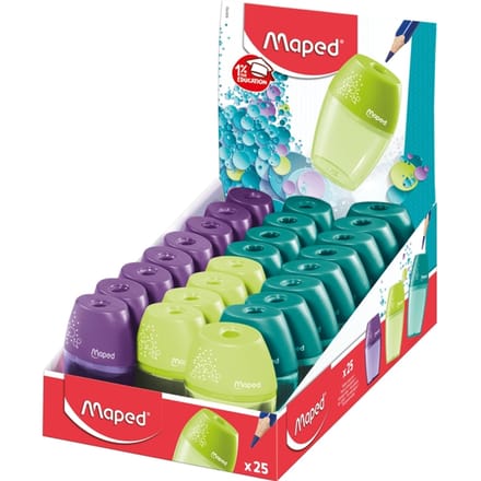 Maped Potloodslijper Shaker 1-gaats (geen kleurselectie mogelijk)