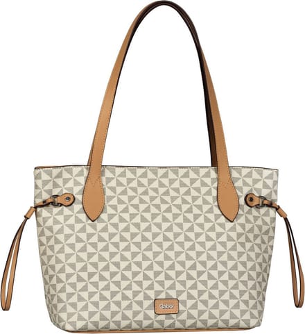 Gabor Schoudertas Barina Zip Shopper Mixed White Wit Veelkleurig