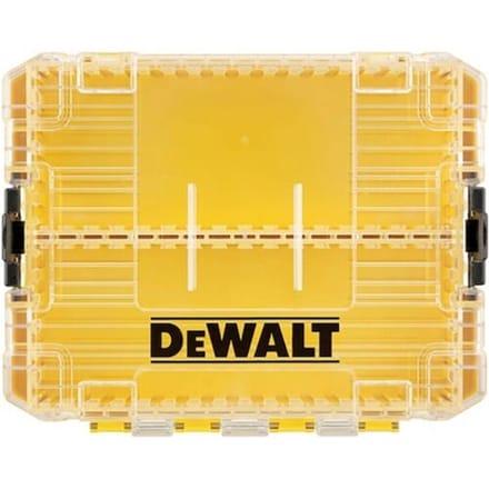 DeWalt ToughCase+ Serie - Gereedschapskoffer - Middelgroot - Transparante Deksel