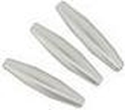 0801-20314 Parels ovaal wit 5x20 mm