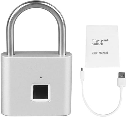 Allecto - Smart Bluetooth Vingerafdruk Hangslot - Oplaadbaar
