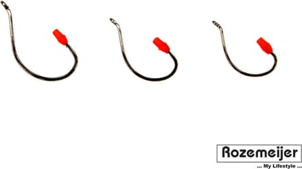 Rozemeijer Worm & Dropshot Hooks Zwart / #6