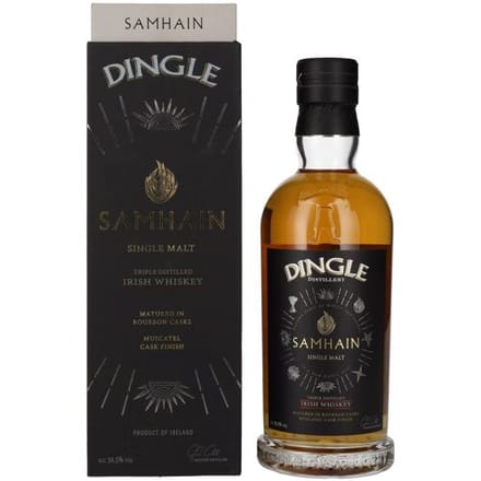 Dingle Gin Dingle SAMHAIN Single Malt Irish Whiskey Triple Distilled 50,5% Vol. 0,7l in geschenkverpakking