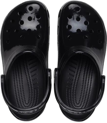Crocs Classic High Shine Clog Zwart Maat 45/46 US M11