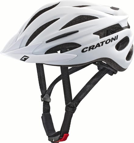 Cratoni Pacer Fietshelm, wit Hoofdomtrek S/M | 54-58cm