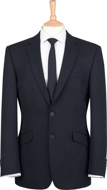 Brook Taverner Jupiter Tailored Fit Jacket BT3344 - Black - 60 EU (48 UK)