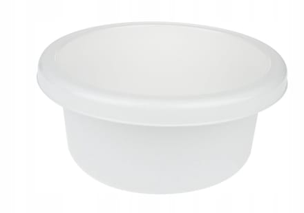 Bentom Ronde Witte Kunststof Kom - 4 Liter