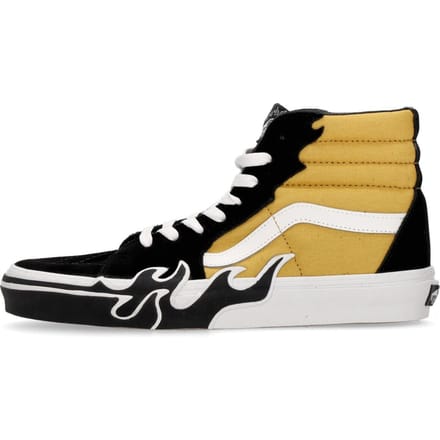 Sk8-hi Flame Zwart/geel Hoge Herenschoen
