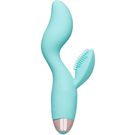 Oplaadbare siliconen Rabbit, 20 cm