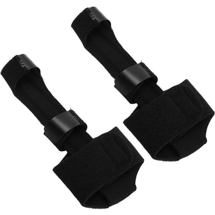 2 stuks Mallet Triggerfinger Spalk Ondersteuning voor Vingerverstuiking Verplaatsing Ontwrichting black