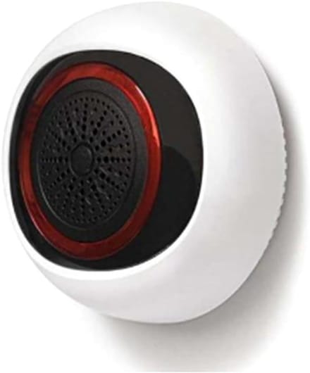 Geluids- en Lichtsensor - Alarm Sensor 2-in-1 - Slim Huis Beveiligen - 100DB Sirene - 105 Gram - Wit