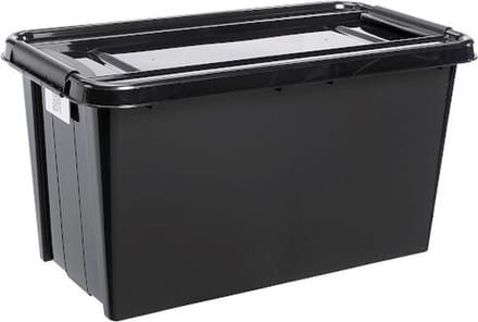 Kunststof bak Pro Box Plast Team 70L zwart