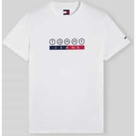 regular fit T-shirt van puur katoen met logoprint