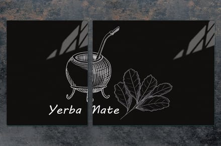 TMK ArtDeko Yerba - Snijplank - Glas - Multifunctioneel - 100x52 cm